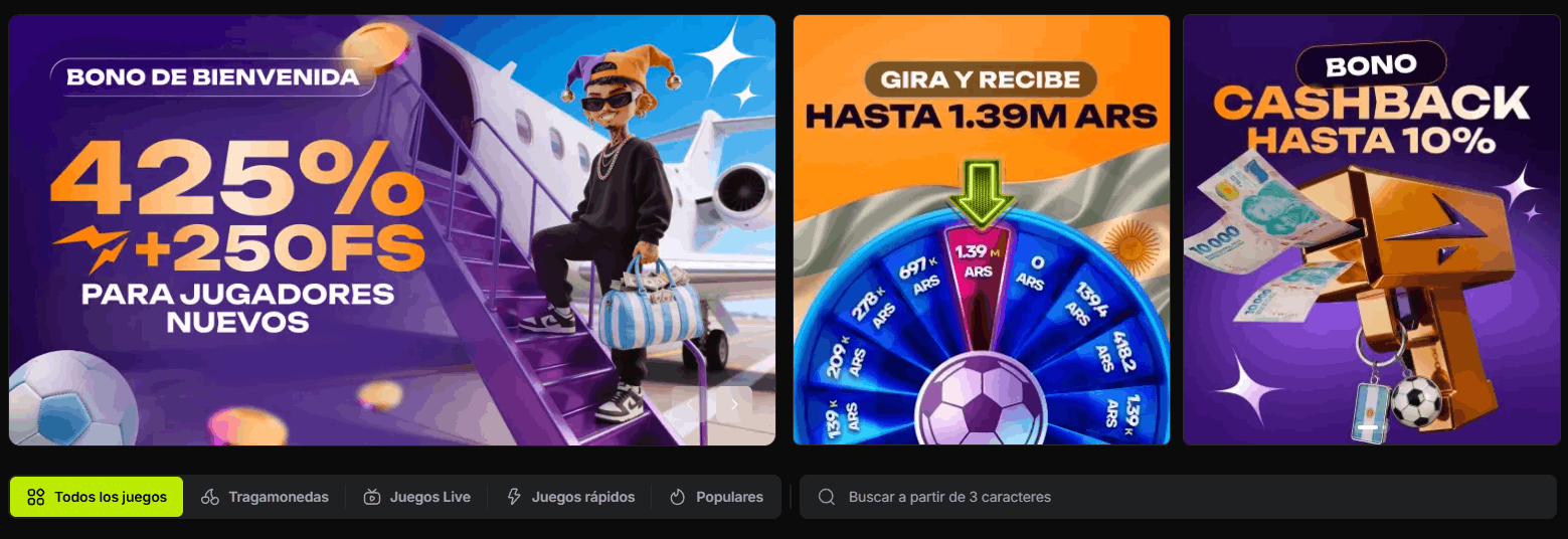 Bonos y promociones Aguero Juegos — 425% bienvenida, 150 Giros Gratis, cashback y torneos